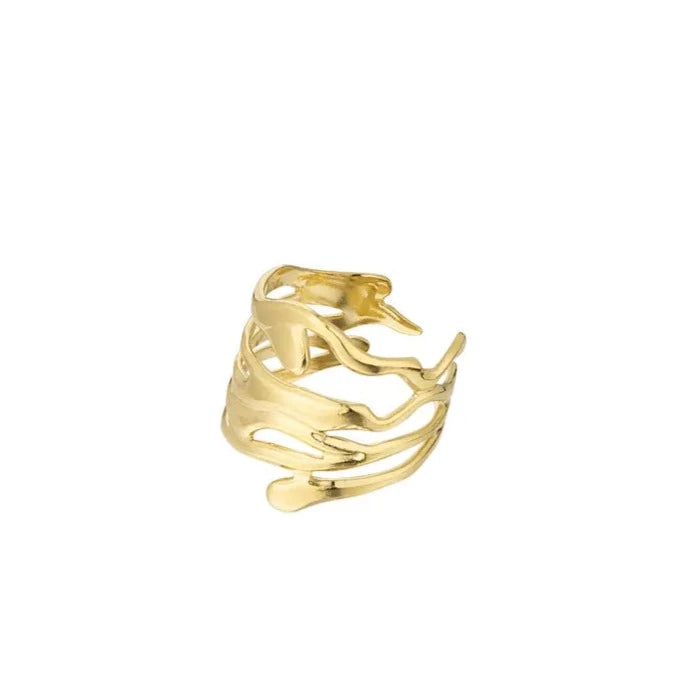 Simplicity Ring Gold Leaf