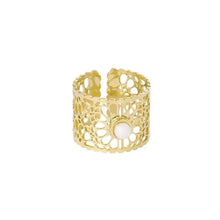 Afbeelding in Gallery-weergave laden, Simplicity Ring Pearl Flower
