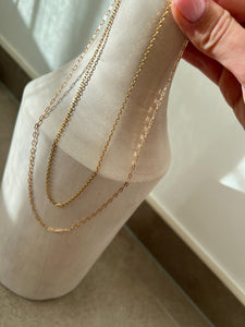Afgewerkte ketting zonder bedel