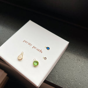 Simplicity Hoops gemstones (colour choice)
