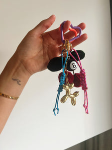 Bag charm lucky dog