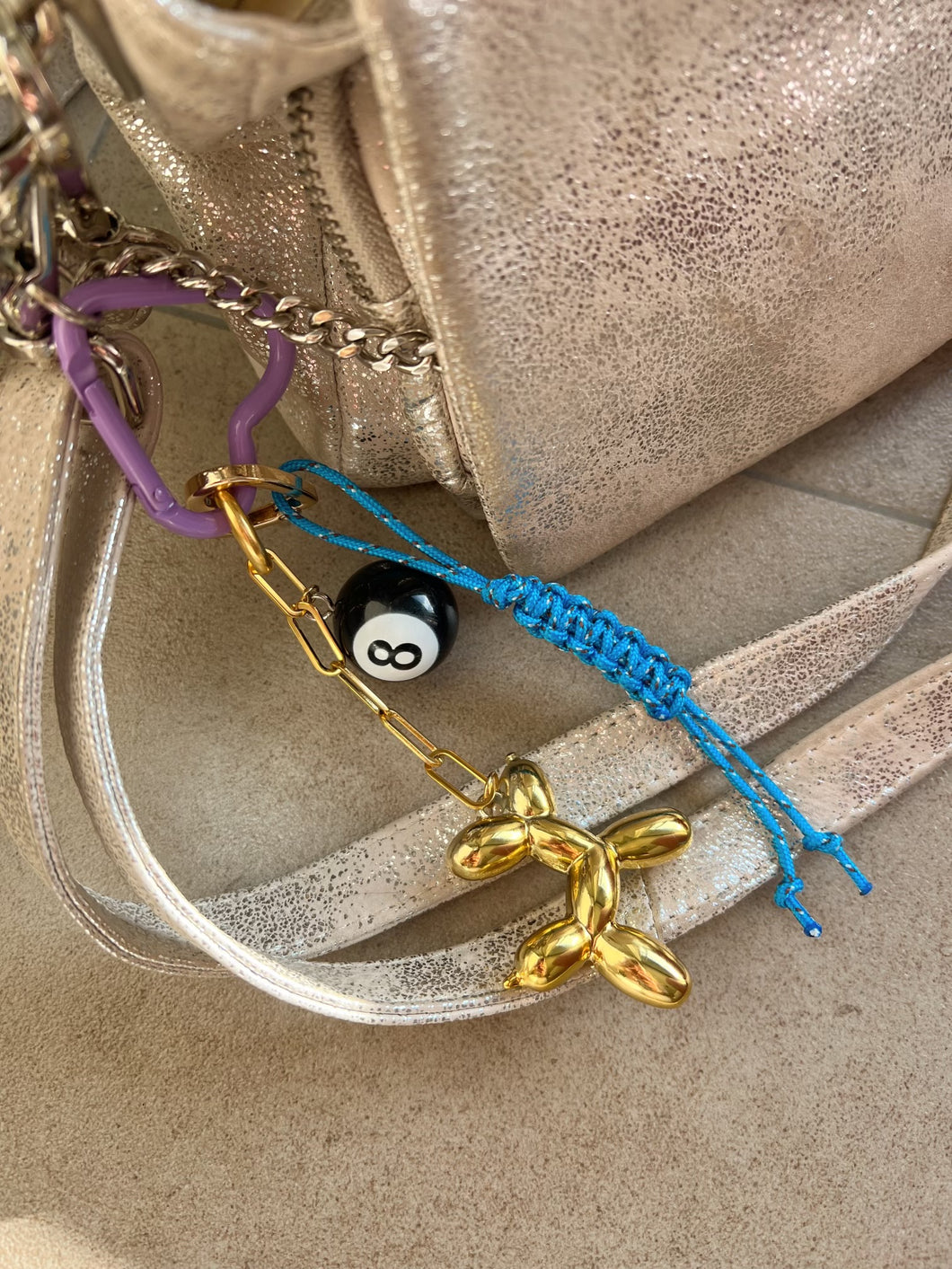 Bag charm lucky dog